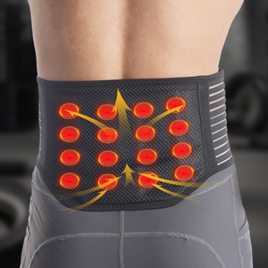 Soulagement de la douleur médicale Tourmaline auto-chauffante ceinture de soutien du dos avec aimant élastique soutien lombaire orthèse - Product Image 1