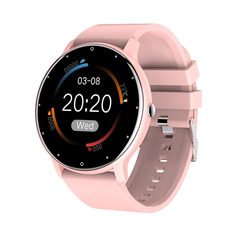 1.28 Inch Touch Screen Heart Rate Blood Pressure Sport Smart Watch ZL02 Health Monitoring Smartwatch For Men Women
