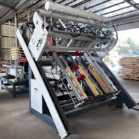 Machine de clouage de palettes entièrement automatique à grande vitesse pour blocs de bois EUR EPAL, hydraulique, pour la fabrication de palettes à charnières