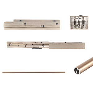 Rail de table en alliage d'aluminium Étagère pliante Support de table à manger Roulement à billes Meubles Glissière <span class=keywords><strong>invisible</strong></span> - Product Image 4