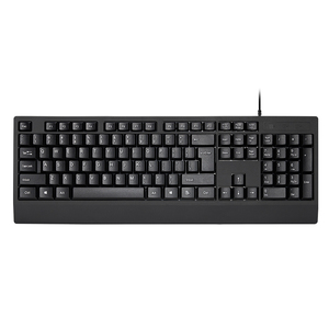 Nhà Máy Bán buôn <span class=keywords><strong>USB</strong></span> có dây ABS bàn phím cho văn phòng sử dụng màng hoạt động Palm còn lại phong cách cho Máy tính để bàn máy tính - Product Image 4