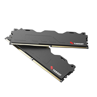 Dissipateur thermique cible RGB DDR4 RAM 2666MHZ 8GB 3200MHZ DDR4 16GB 32GB 3200MHZ RAM dissipateur thermique noir Ram