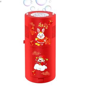 Maquina De Burbujas Led Juguetes 10-hole Electric Flash Light Music Automatic Blower Portable Firework Bubble Machine