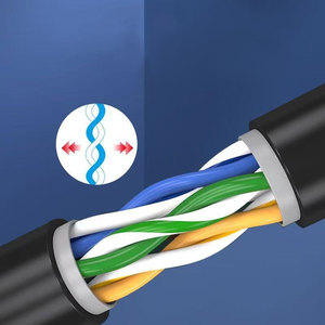 Cat6 Bulk Ethernet Cable 1000ft 23AWG Solid OFC UTP High Speed Gigabit LAN Network Cord with PoE Compatibility - Product Image 4