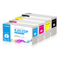 Cartouche d'encre compatible SJIC22P de haute qualité en gros pour imprimante Epson ColorWorks série C3500 avec encre pour papier d'art