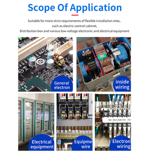 Rv Đồng duy nhất dây điện tử 10mm 16mm 25mm 0.3mm 0.5mm 0.75mm 1mm 1.5mm 2.5mm 4mm 6mm PVC linh hoạt dây cáp điện - Product Image 4