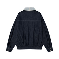 Veste en jean vintage unisexe pour homme, épaules structurées, en denim de niche, avec éléments détachables, style streetwear, veste d'hiver pour homme et pour couples