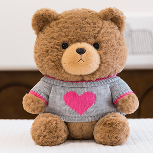 Customize Manufacturer Cute Brown Valentines <strong>Bear</strong> Sweater <strong>Plush</strong> Stuffed Toy High Quality Cute Bow Teddy <strong>Bear</strong> <strong>Plush</strong> Toy - Product Image 6