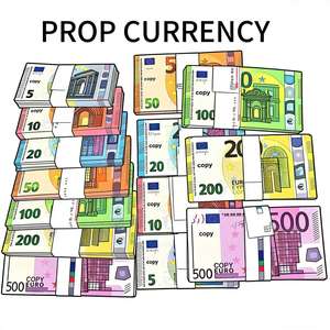 Faux billets Euro imprimés recto-verso pour films, photographie et fêtes - Product Image 2