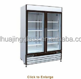 Congélateur vitrine 200L-500L avec portes vitrées doubles, réfrigérateur-congélateur avec portes en verre - Product Image 5