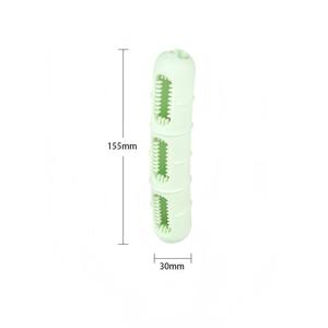 टिकाऊ सिलिकॉन कुत्ते सॉसेज च्यू खिलौना-इको-फ्रेंडली दांतों की सफाई और धीमी फीडिंग इंटरैक्टिव प्ले - Product Image 5