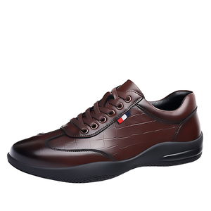Nuevos Zapatos Elegantes de Alta Calidad para Hombre, Estilo Aristocracia Británica, de Cuero Genuino, con Cordones, Diseño de Lujo, Punta en Pico, para Primavera - Product Image 4
