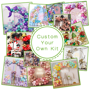 Tùy Chỉnh Nàng Tiên Cá Chủ Đề Bóng Vòm Vòng Hoa Kit Màu Tím Màu Xanh Bóng Vòm Kit Nàng Tiên Cá Lá Bóng Sinh Nhật Đảng Trang Trí - Product Image 2