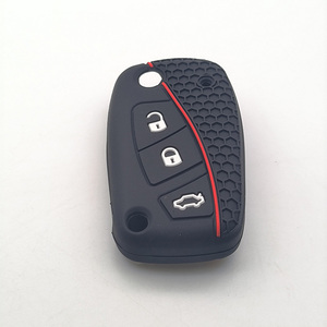 Housse de <span class=keywords><strong>porte</strong></span>-clés en silicone pour <span class=keywords><strong>Fiat</strong></span> Panda Grande Punto Stilo StreetKa Urban Doblo Bravo Dot Ducato 500 Accessoires <span class=keywords><strong>Porte</strong></span>-clés - Product Image 1