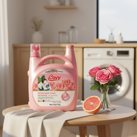 Détergent à lessive en gros Covy 5kg Rose, liquide anti-taches écologique pour usage domestique quotidien