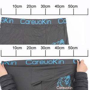 Calzoncillos bóxer de tiro medio para hombre, tallas grandes 4XL 5XL 6XL, con estampado clásico Careuokin Gentleman, venta al por mayor por docena - Product Image 5