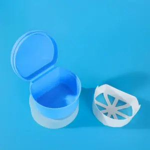 Decare étui de retenue dentaire/boîte de réglage de prothèse dentaire/boîte de rangement de bain de prothèse dentaire étui en plastique gratuit Ce boîte en plastique pour Jrewely