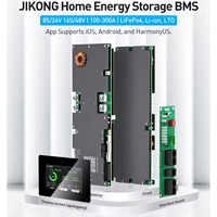 JKBMS JK-PB2A16S20P 100A Smart BMS PCBA 8S-16S LiFePO4 Placa de Protección de Batería con Balance Activo y Calentamiento Paralelo RS485 CAN CE FCC