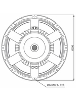 Haut-parleur audio professionnel 15H36E, subwoofer lourd en métal de 15 pouces, 8 ohms, pour basses de grande performance, KTV et salles privées, avec câblage électrique