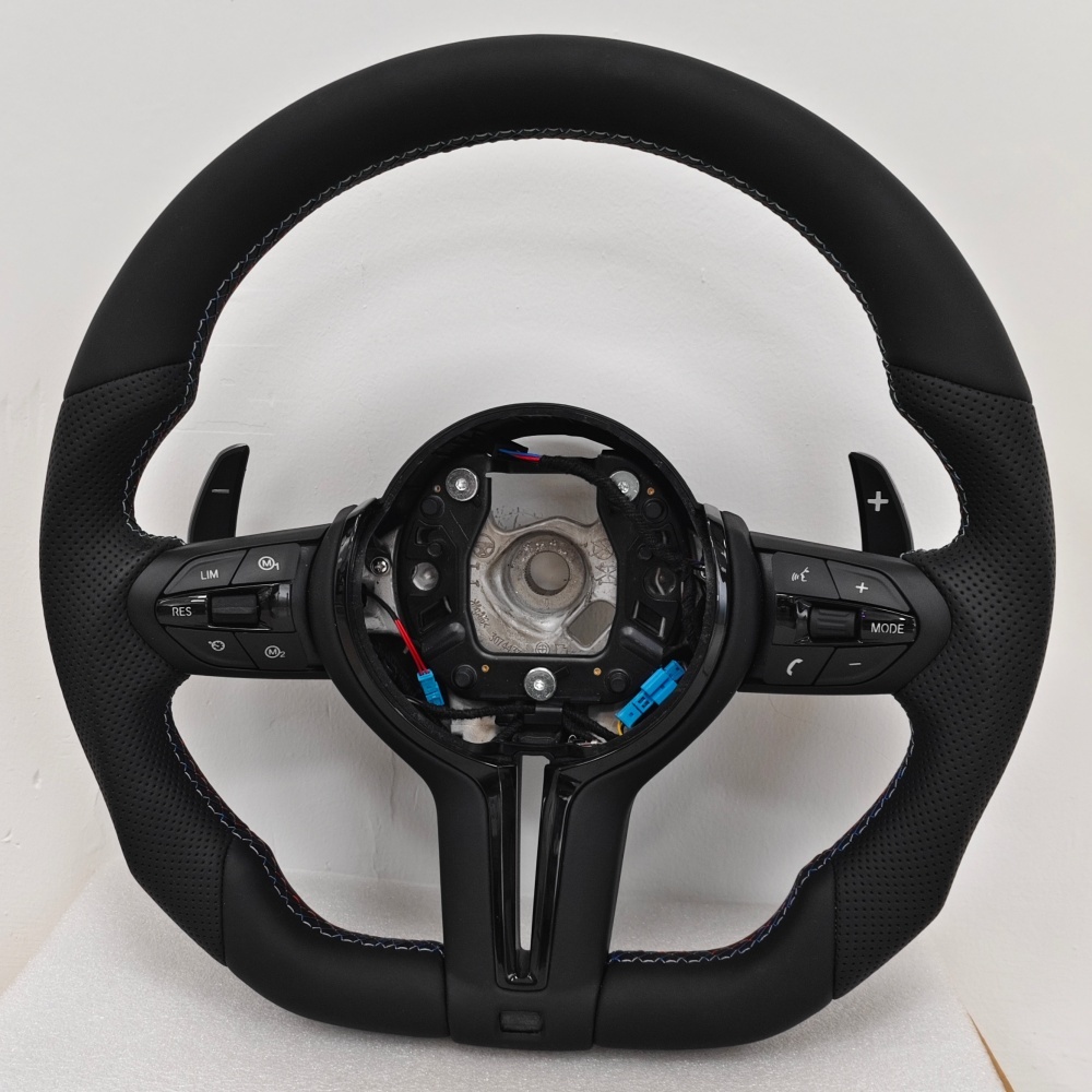 Black Perforated Leather Steering Wheel (BMW Fitment), photo 3
