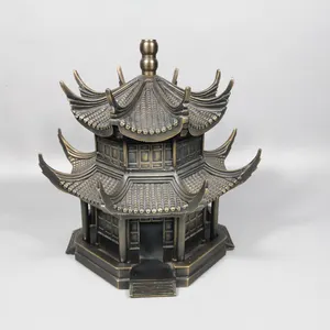 Ornamen Menara Paviliun Cina Kuno Dekorasi Rumah Ornamen Aloi Hotel Dekorasi