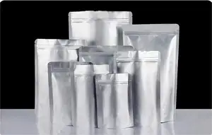Foglio di alluminio sigillo quadrato sigillo per l'imballaggio alimentare che copre sacchetti della spesa personalizzati sacchetti di cibo Snack sacchetti