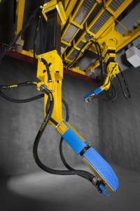 Robot <span class=keywords><strong>de</strong></span> Granallado Automático Montado en Pared Blastman B16S con Motor para Rieles Laterales - Product Image 3