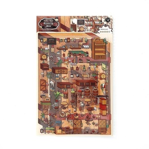 No.253 Adesivi in vetro in miniatura per paesaggi - <span class=keywords><strong>La</strong></span> <span class=keywords><strong>mia</strong></span> piccola <span class=keywords><strong>casa</strong></span>, set da 19 pezzi. Quaderno Giocattolo Educativo Creativo Antistress - Product Image 5