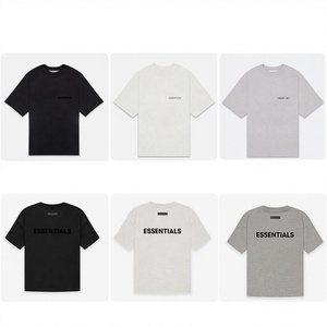 T-shirt Essentials SS22 di Alta Qualità 2026, Maglietta a Maniche Corte da <span class=keywords><strong>Uomo</strong></span>, Design Loose, Moda High Street, 100% Cotone - Product Image 2