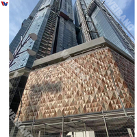 Panneau de façade extérieur en métal perforé décoratif en alliage d'aluminium moderne personnalisé, panneau découpé au laser