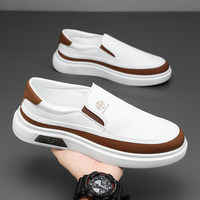 Chaussures pour hommes 2026 Nouveau modèle Baskets décontractées à enfiler, antidérapantes, résistantes à l'usure, à bout simple, multicolores, tendance et polyvalentes