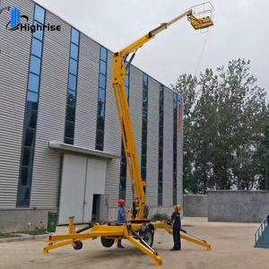 ลิฟต์ยกบูมลิฟต์ยกรถแบบดึงได้ระบบไฮดรอลิกไฟฟ้า200กก. รองรับน้ำหนักได้10ม.-24ม. เสถียรภาพสูง - Product Image 5