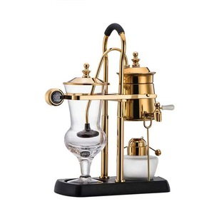 Royal Belge En Acier Inoxydable Espresso Aspirateur Siphon Cafetière Pot Portable Brasseur avec Verre Équilibrage Métal Matériel - Product Image 1