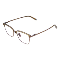 Montures de lunettes OEM ODM faites à la main en acétate et titane IP, style Clubmaster, montures optiques, lunettes Browling, style designer, lunettes Cazal
