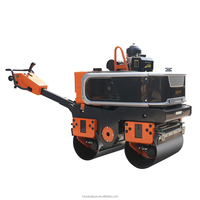 Rouleau compresseur vibrant à double tambour Dynapac YSW080H, moteur diesel Changfa, 4 tonnes, 55 Hz, 5,68 kW, amplitude de vibration de 0,5 mm, 18 KN