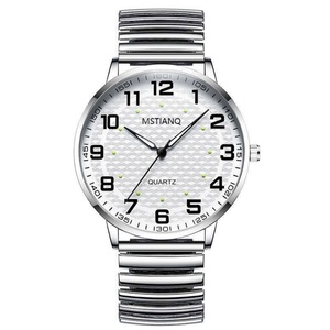 Montre à quartz élégante avec bracelet en acier - Product Image 3
