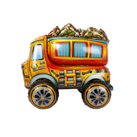 2022 nouveau Design 3D modèle de véhicule ballons gonflables en aluminium stéréo série Automobile réservoir camion pelle Missile voiture ballons