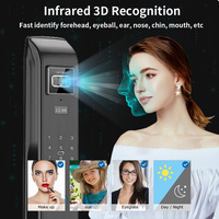Interphone actif XSDTS Q32 compatible avec la serrure WiFi Tuya, déverrouillage par empreinte digitale, reconnaissance faciale, veine palmaire, mot de passe, carte et application pour la sécurité domestique