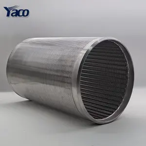 SS304 304L Wire Wrapped Continuous Slot Water Well Strainer Screen for Water Well Oil Drilling