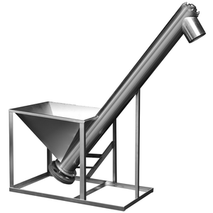 Trasportatore a vite verticale della polvere del trasportatore a vite inclinato tramoggia dell'alimentazione industriale di vendite dirette della fabbrica - Product Image 1