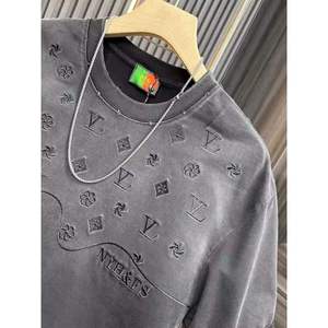 T-shirt décontracté pour homme, coupe classique, manches courtes, imprimé numérique, tricoté de haute qualité, couleur unie, respirant, en Spandex/Polyester - Product Image 4