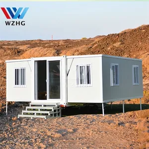 Light Steel Folding Modular Home 20Ft 30Ft 40Ft Prefab Listed 4 Bedroom Container Expandable Home For Courtyard Shepparton