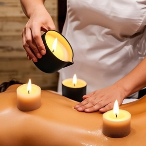Vela de aceite de masaje profesional para salón de belleza, vela de Aceite de Masaje de lujo para SPA francés personalizada con etiqueta privada - Product Image 6