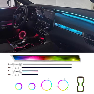 Kit d'éclairage ambiant RGBIC pour voiture Lexus RX 2023-2025, décoration d'ambiance intérieure, contrôle par application Bluetooth, bande lumineuse LED - Product Image 1