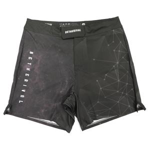 BETHERIVAL Créez vos propres shorts MMA unisexes imprimés numériquement, extensibles dans 4 directions, 100% polyester - Product Image 1