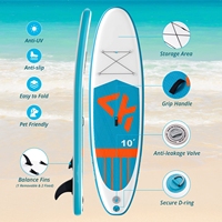 Planche de pêche debout conception libre planche de surf souple planche de surf gonflable planche de surf debout conception personnalisée SUP paddleboard