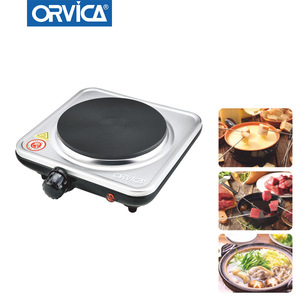เตาไฟฟ้าแบบหัวเดียว Orvico 1200W ควบคุมด้วยปุ่มหมุน ปลั๊กแบบ EU สำหรับทำอาหารในครัว - Product Image 4