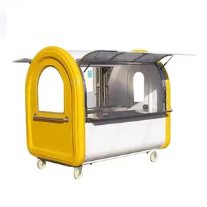 JX-FR220E-quiosco de patatas fritas para la venta, nuevo modelo, carrito de comida móvil