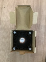 Ventilateur de refroidissement CPU à prix réduit avec dissipateur thermique en aluminium noir à ailettes pour sockets Intel LGA1150, 1151, 1155, 1156, 1200, i3, i5