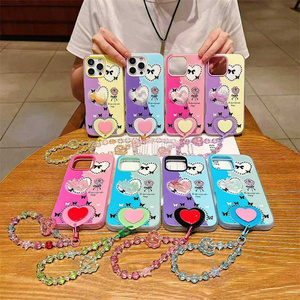 <span class=keywords><strong>Coque</strong></span> de téléphone portable antichoc en TPU PC avec bracelet en forme de cœur, design tendance, best-seller pour SAM A31/A315F - Product Image 1